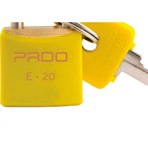 Cadeado Pado Color 20 Amarelo