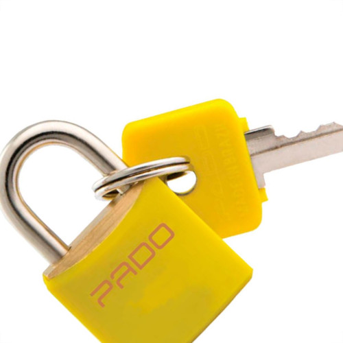 Cadeado Pado Color 25 Amarelo