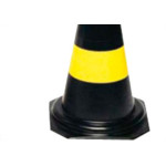 Cone P/Sinaliz.Delta 70Cm Prto/Ama