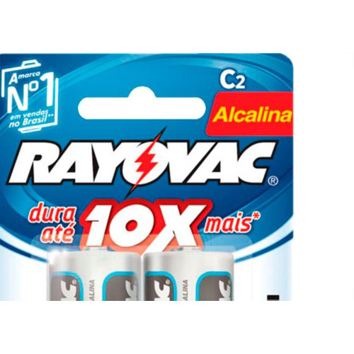 Pilha Rayovac Alcalina, Md C/02