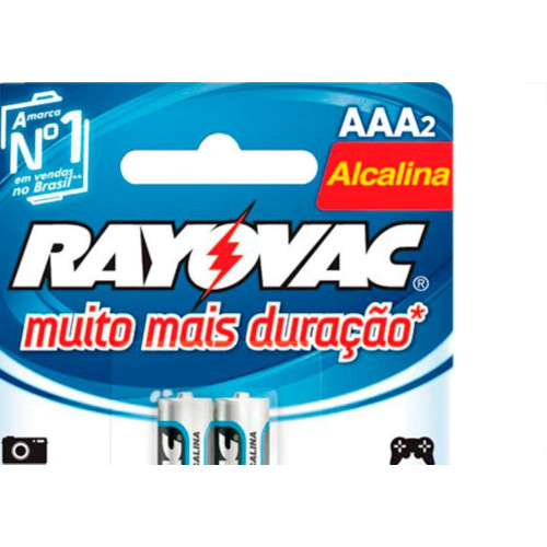Pilha Rayovac Alc Palito C/02