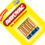 Pilha Rayovac Amarela Palito C/4