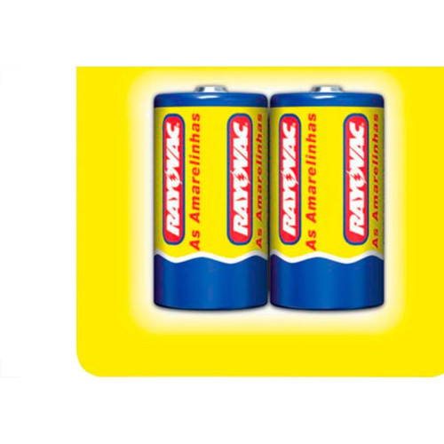 Pilha Rayovac Amarela, Media  C/2
