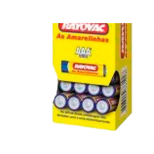 Pilha Rayovac Amarela.Pal.Tubo C/40