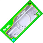 Kit Aces.P/Wc Brasil Br/Crist. 5Pc