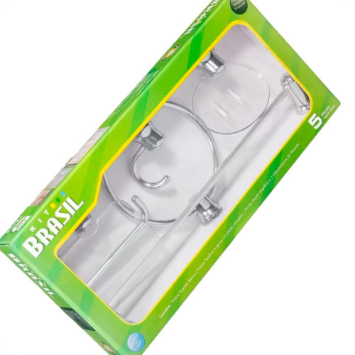 Kit Aces.P/Wc Brasil Cromado  5Pc