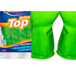 Luva Sanro Forrada Top Verde P - Kit C/10 PR