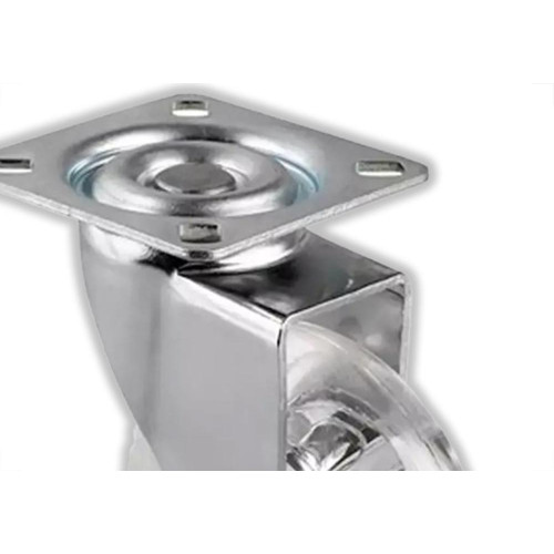Rodizio Placa Gir.S/T 50Mm Silicon