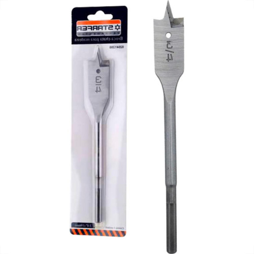 Broca Chata P/ Madeira G 3/4 Starfer