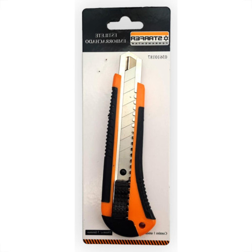 Estilete Emborrachado Starfer C/3 Laminas