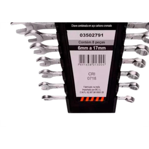 Jg Chave Combinada Starfer 6 A 17(08P)