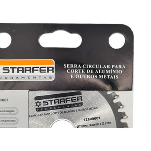 Serra Widea Starfer Aluminio 110X36D