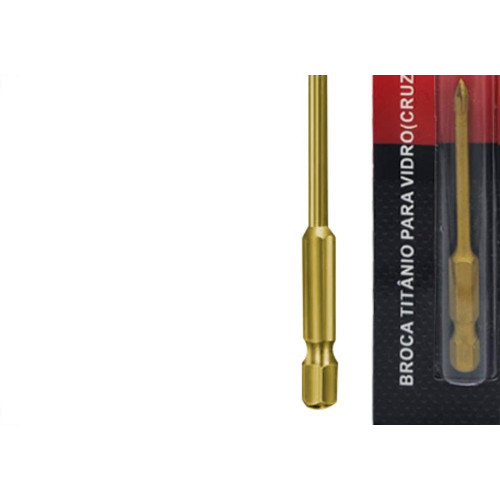 Broca P/Vidro Ctpohr 06Mm Cruz Sext