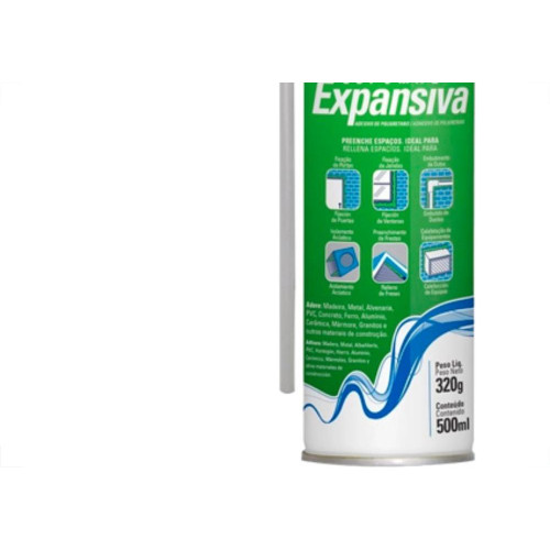 Espuma Expansiva Tekbond 500Ml/320G