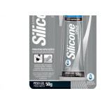 Silicone Alta Tp.Cinza Tek 50G Blis