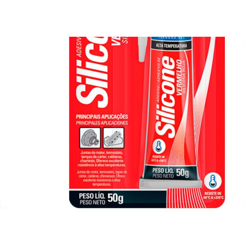 Silicone Alta Tp.Verm. Tek 50G Blis