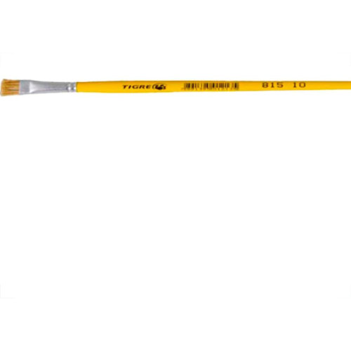 Pincel Tigre Chato  Ref: 815 X 10 - Kit C/12 PC