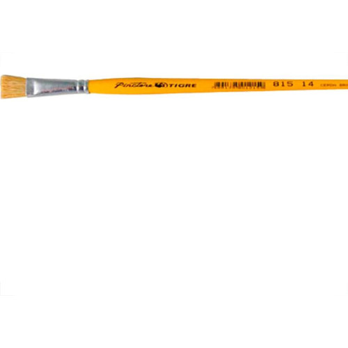 Pincel Tigre Chato  Ref: 815 X 14 - Kit C/12 PC