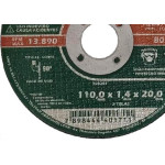 Disco Tels.Inox/Ferro 110 X 20Mm - Kit C/5 PC