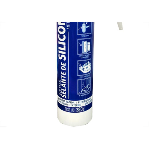Silicone Ultra Acetico Incolor 280G