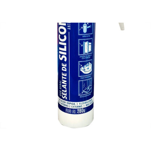 Silicone Ultra Acetico.Cinza 280Gr