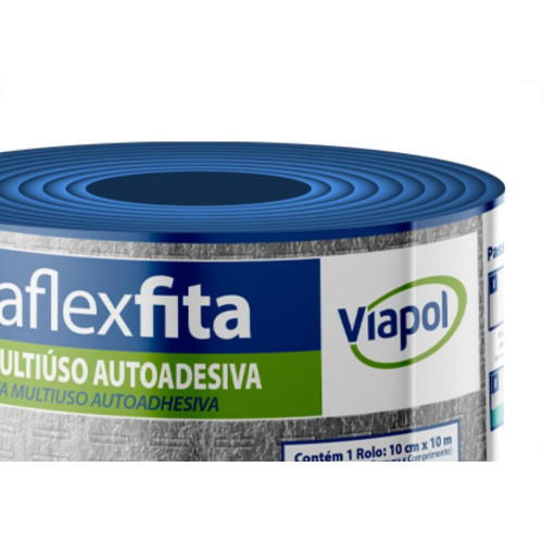 Fita Adesiva Multuso Viaflex 10Cmx10Mt