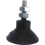 Amortecedor Borracha Ventosa 30K-1/4 N1 - Kit C/4 PC