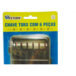 Jg Chave Torx Wes 5,6,7,8,9,T10-T15