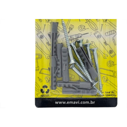 Cartela Emavi Parafuso C/Bucha 06 C/07