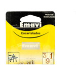 Cartela Emavi Prego Aco C/Cabeça 10X10 20Pc