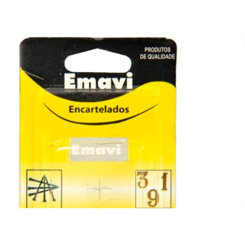 Cartela Emavi Prego Aco C/Cabeça 12X12 20Pc