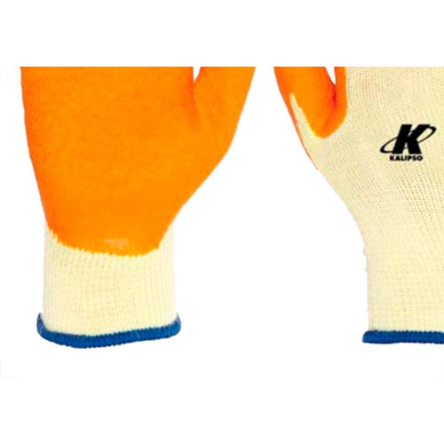 Luva Malha Emborr.Orangeflex 08=M