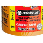 Fita Dupla Face Carp.Lja Adelbras 48X30M - Kit C/2 RL