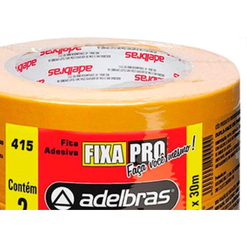 Fita Dupla Face Carp.Lja Adelbras 48X30M - Kit C/2 RL