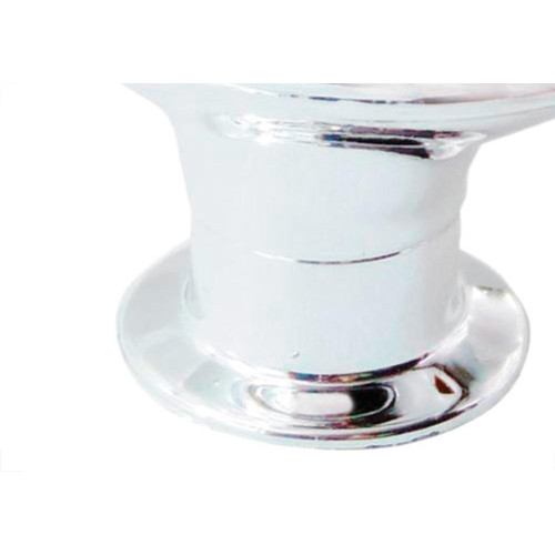 Puxador Oval 038Mm (610) Prata - Kit C/6 PC