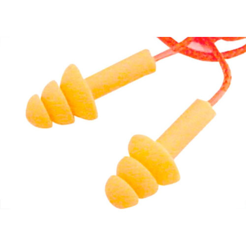 Protetor Auditivo Silicone Laranja - Kit C/20 PR