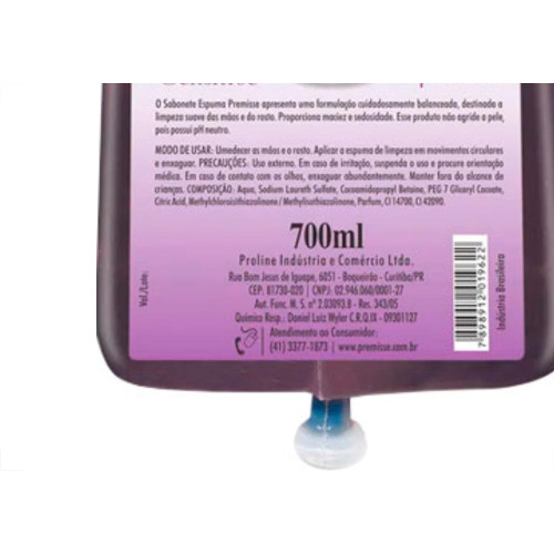 Sabonete Espuma Prem.Sensitiv 700Ml