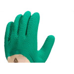Luva Malha Emb.Safet.La500 Verde 10