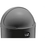 Lixeira P/Pia 4Lt Preto  Uz350-Pr