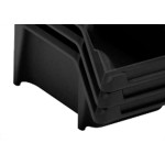 Gaveteiro Empilhaveis Preto 03 - Kit C/12 PC