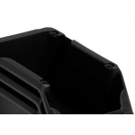 Gaveteiro Empilhaveis Preto 03 - Kit C/12 PC