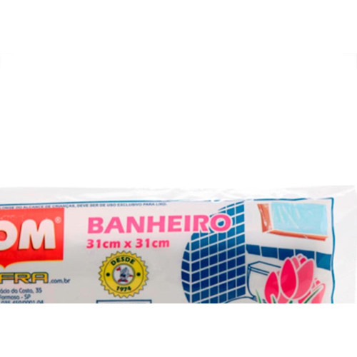 Saco P/Lixo Bom Rl.Banh.C/50-Brb30
