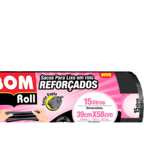 Saco P/Lixo Bom Rl.Ref. 15L C/40-35
