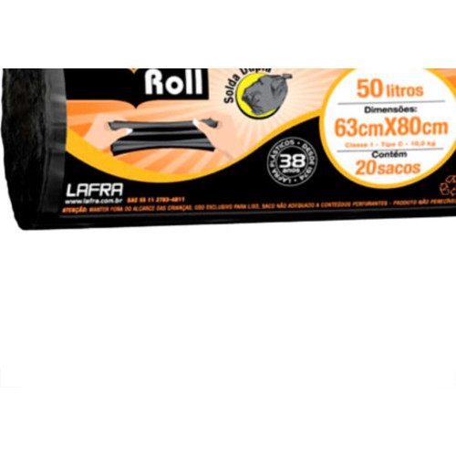 Saco P/Lixo Bom Rl.Ref. 50L C/20-37
