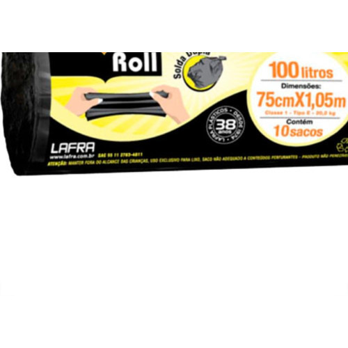 Saco P/Lixo Bom Rl.Ref.100L C/10-38