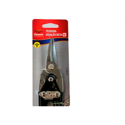 Tesoura P/Chapa Aviac.Corneta Reta