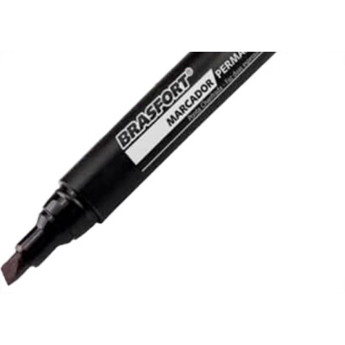 Caneta P/Marcacao Brasfort Gros.Preto 7858 - Kit C/12 PC