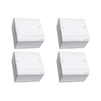 Kit C/4 - Caixa Passagem Pvc 14,5X15 Perlex Sobrepor