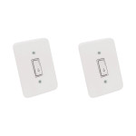 Kit C/2 - Conjunto Radial Pollar 1901001 1 Interruptor Ca...