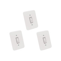 Kit C/3 - Conjunto Radial Pollar 1901001 1 Interruptor Ca...